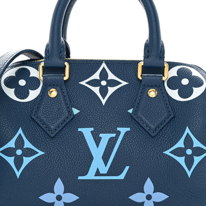 Louis Vuitton Empreinte Monogram Giant Speedy Bandouliere 20 Degrade Blue 7 of 10