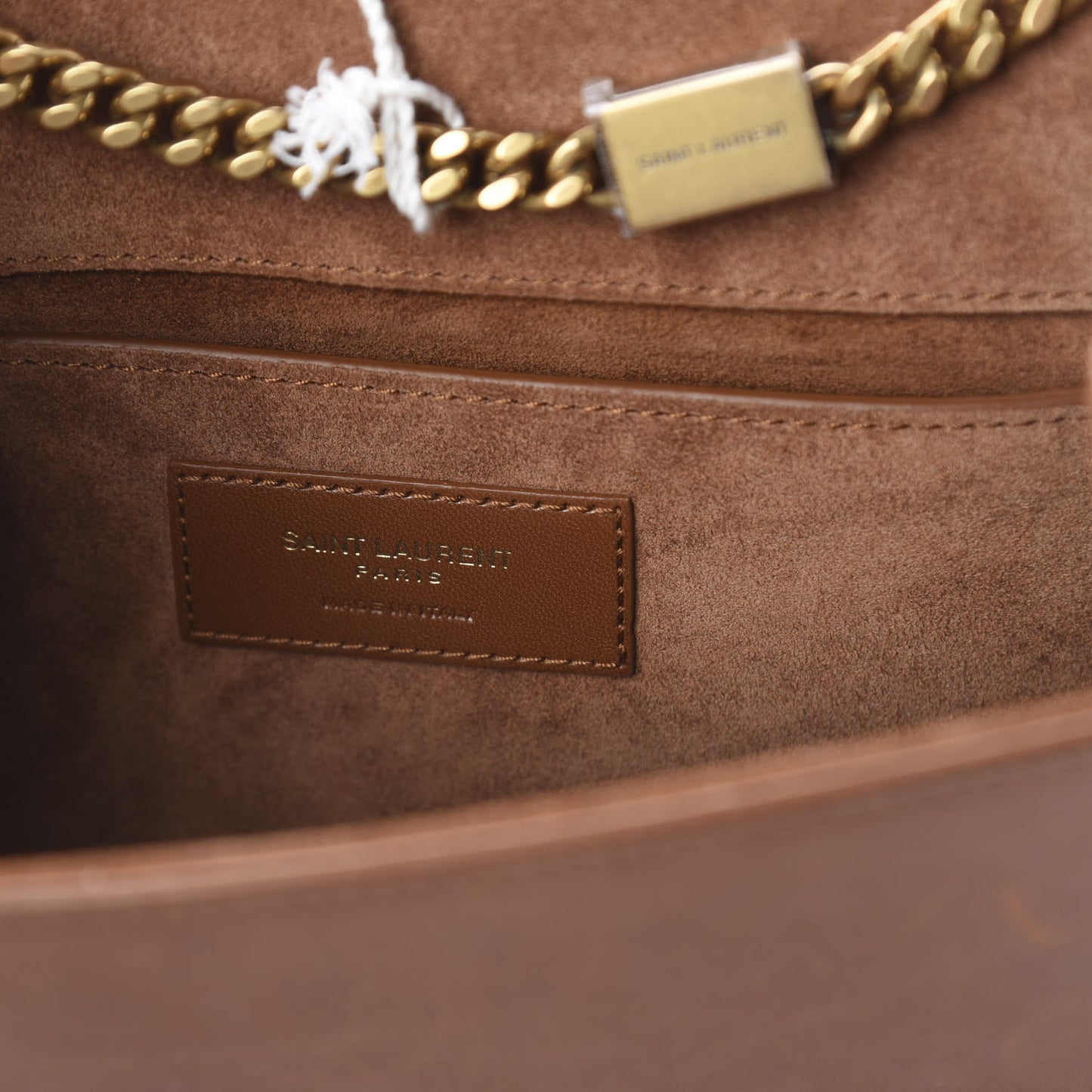 Pony Hair Calfskin Small Classic Monogram Kate Satchel Fawn