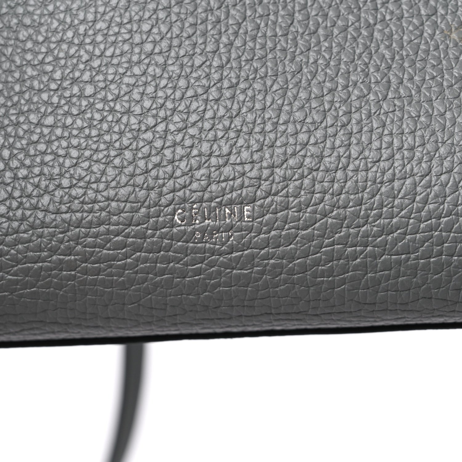 Celine Supple Calfskin Long Strap Small Big Bag Zinc 6 of 13