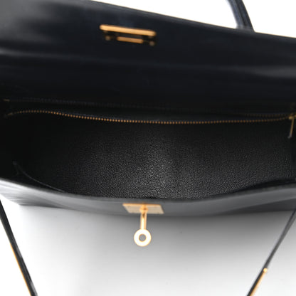 Hermes Box Kelly Retourne 32 Indigo 5 of 10
