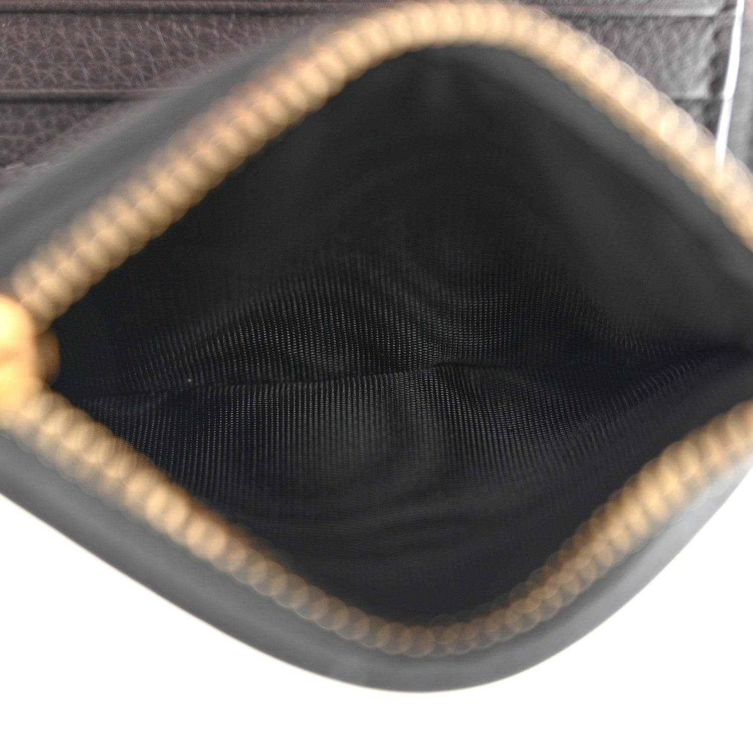 Saint Laurent Calfskin Compact Zip Wallet Storm 6 of 9