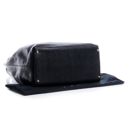Chanel Caviar CC Drawstring Shoulder Bag Black 4 of 7