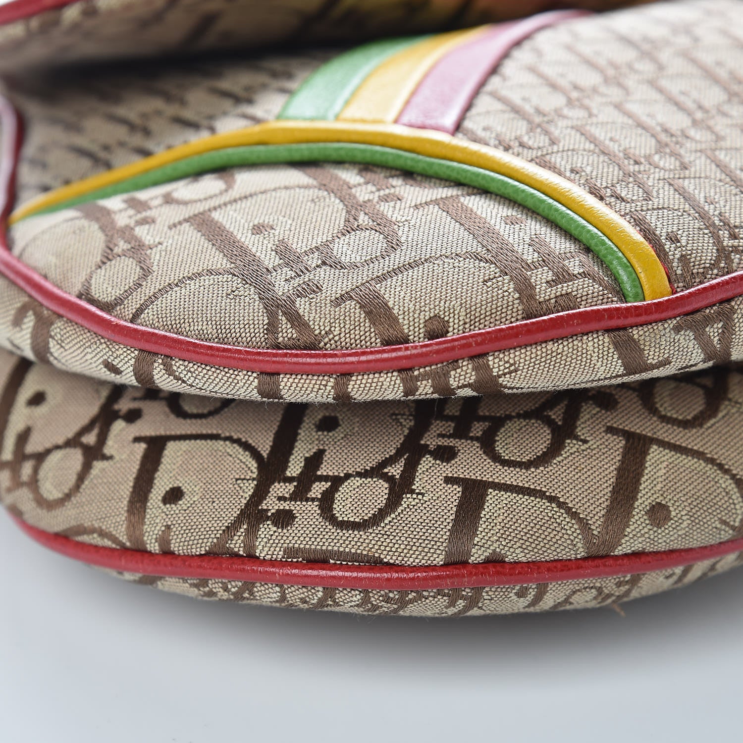 Christian Dior Monogram Rasta Saddle Bag Beige 12 of 12