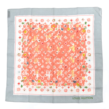 Louis Vuitton Silk Monogram Watercolor Square Scarf Multicolor 1 of 3