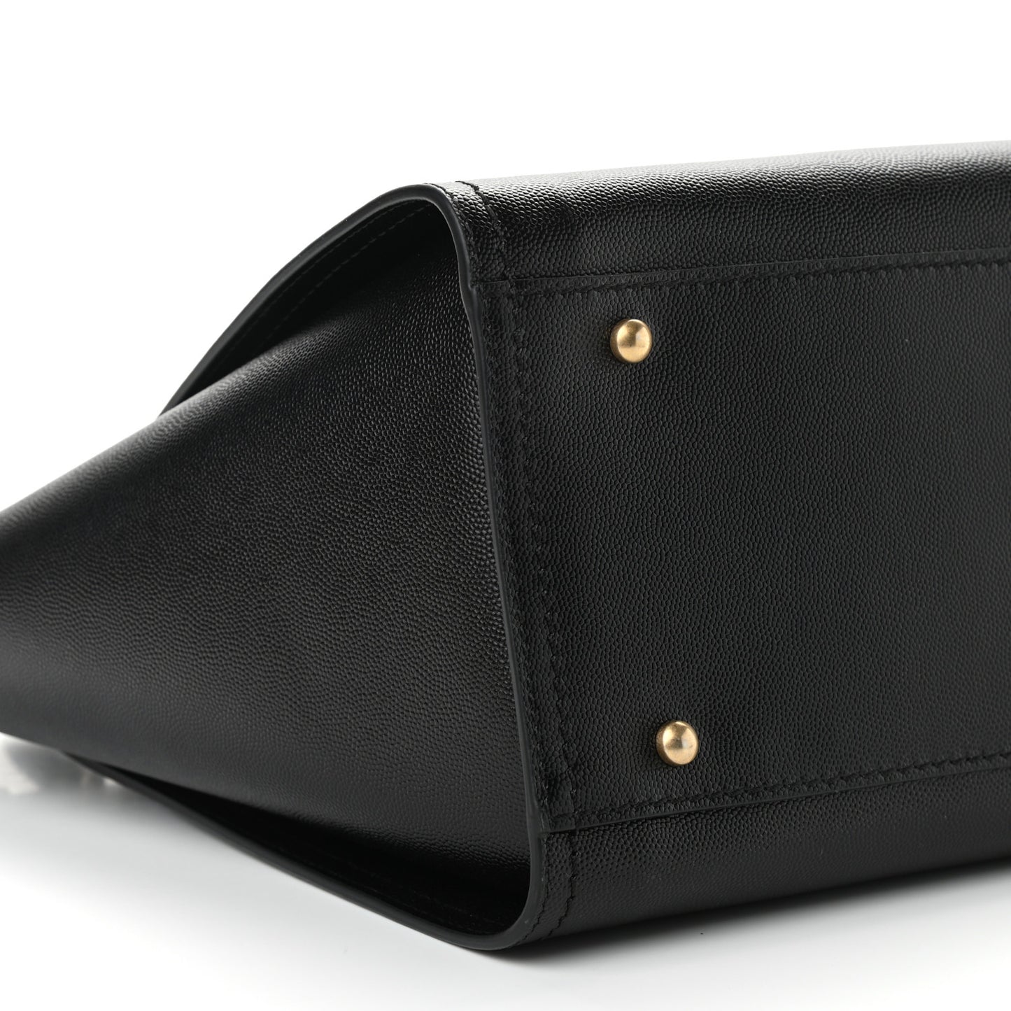 Caviar Small Studded Deauville Tote Black