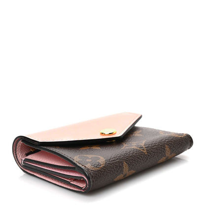 Louis Vuitton Monogram Zoe Wallet Rose Ballerine 4 of 6