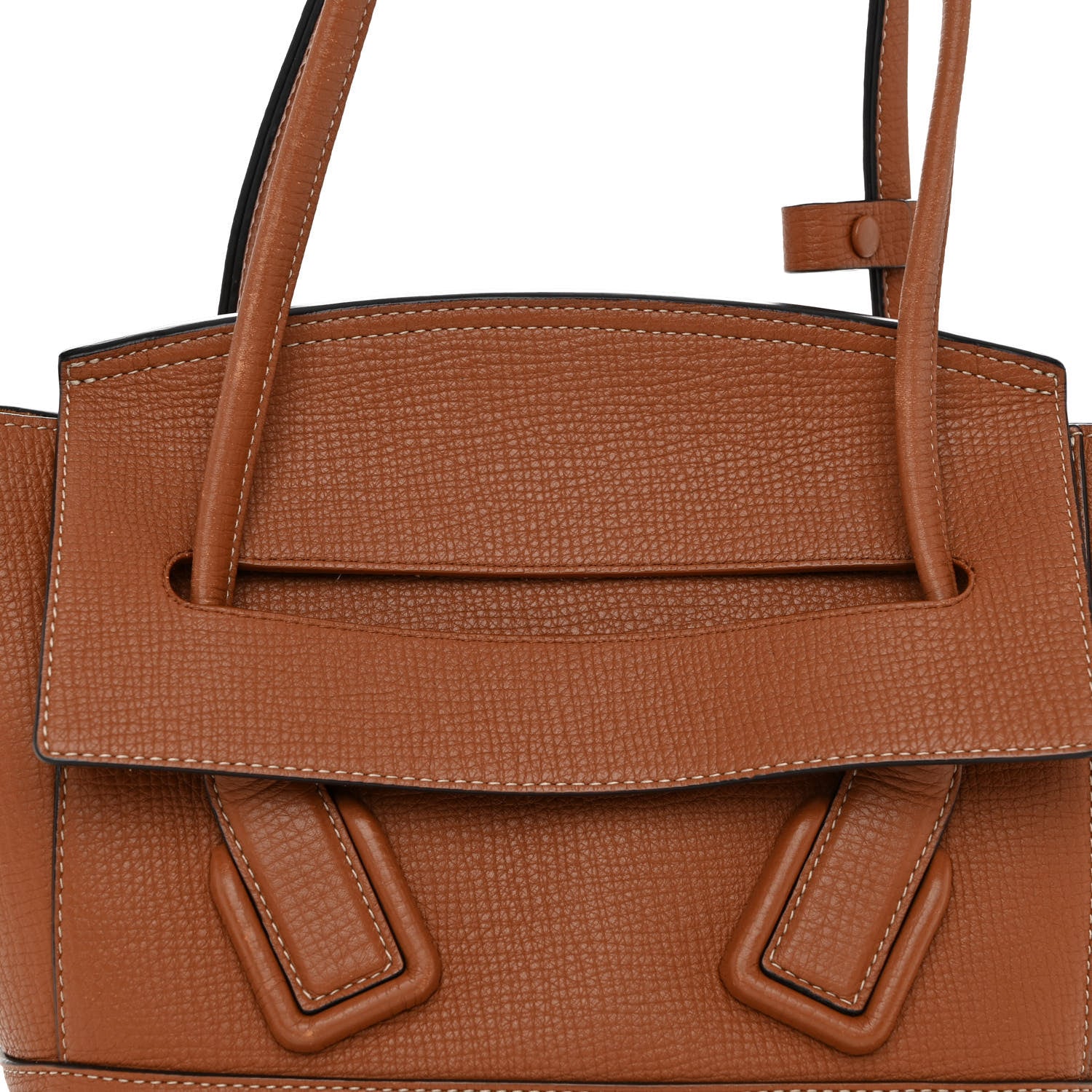 Bottega Veneta Grainy Calfskin Small Arco Wood 9 of 12