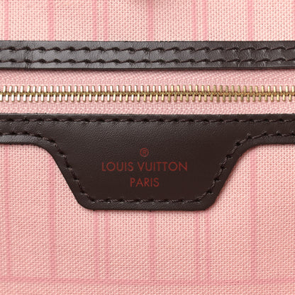 Louis Vuitton Damier Ebene Neo Neverfull MM Rose Ballerine 6 of 12