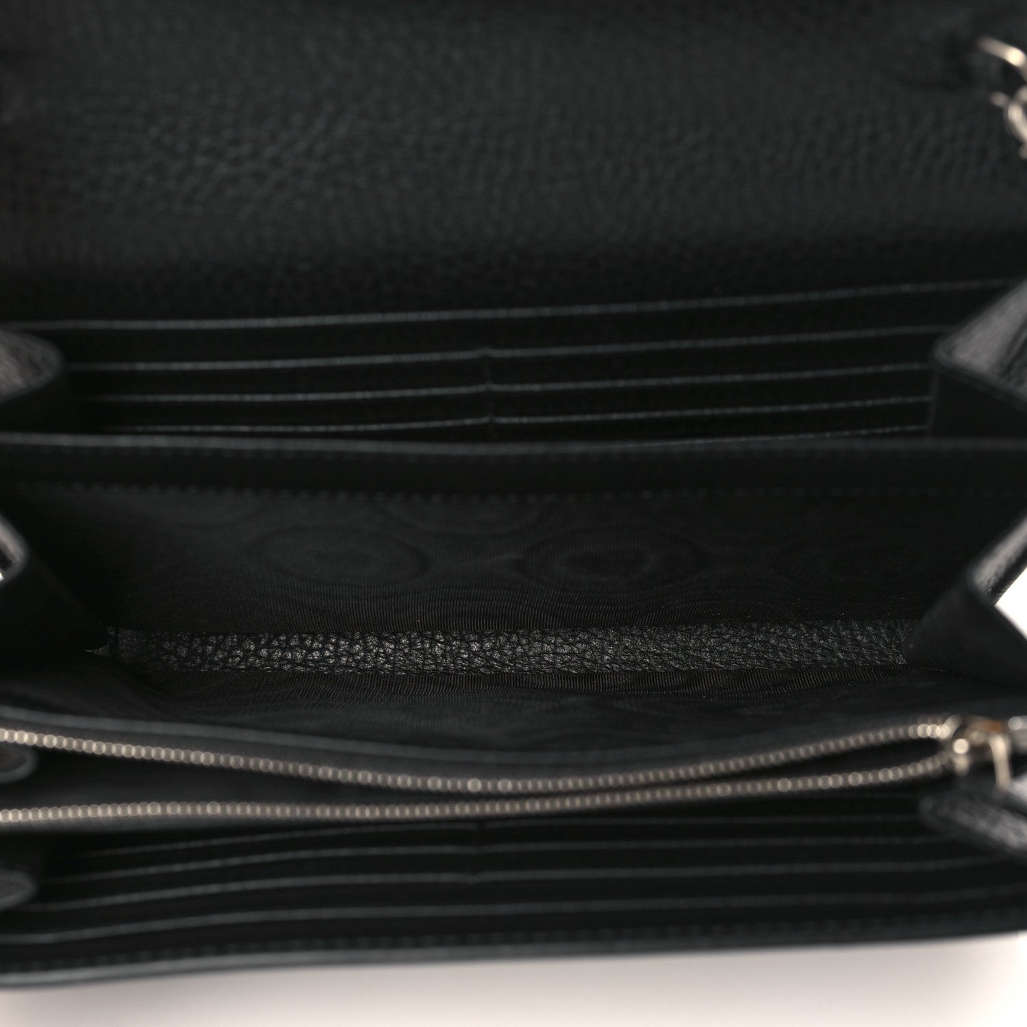 Gucci Calfskin Mini Dionysus Chain Wallet Black 4 of 8