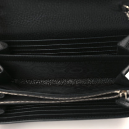 Gucci Calfskin Mini Dionysus Chain Wallet Black 4 of 8