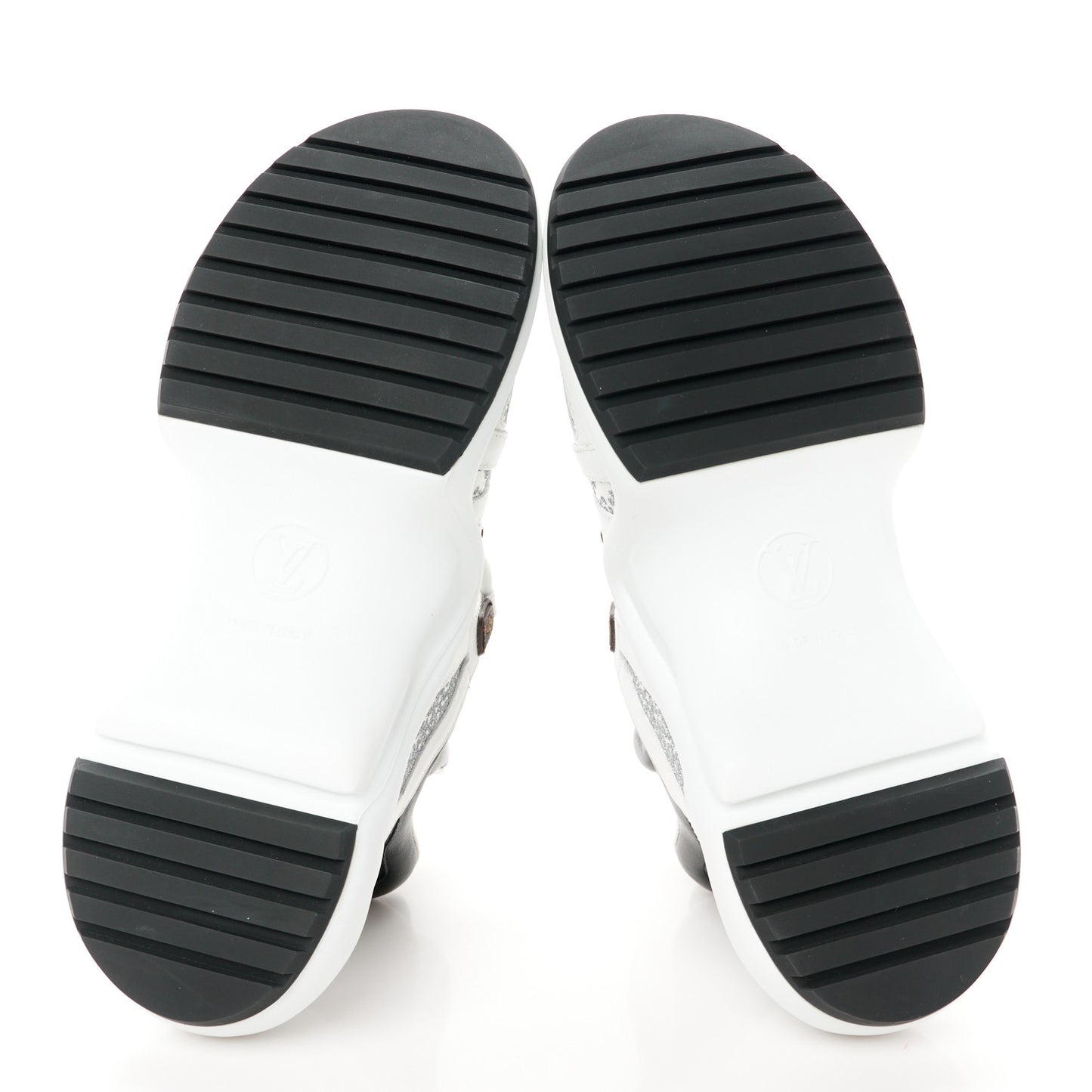 Calfskin Glitter LV Archlight Sneaker 38 White