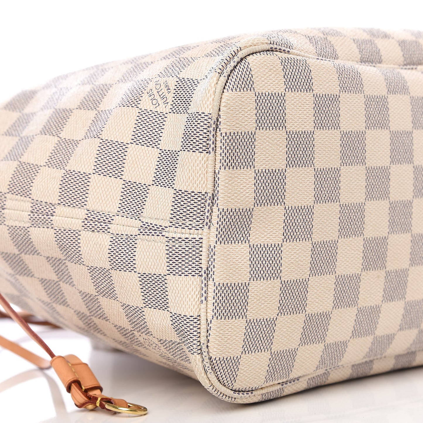 Damier Azur Neo Neverfull MM Rose Ballerine