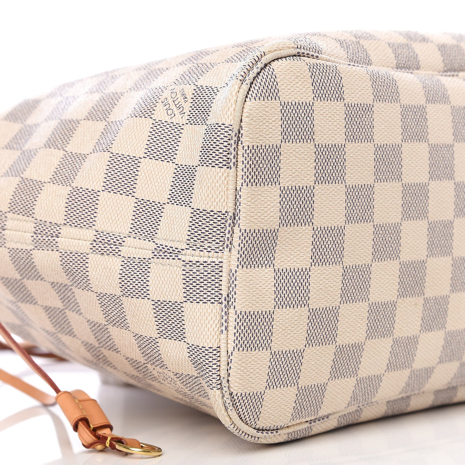Louis Vuitton Damier Azur Neo Neverfull MM Rose Ballerine 6 of 8