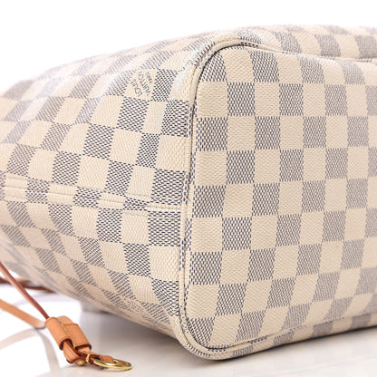 Louis Vuitton Damier Azur Neo Neverfull MM Rose Ballerine 6 of 8