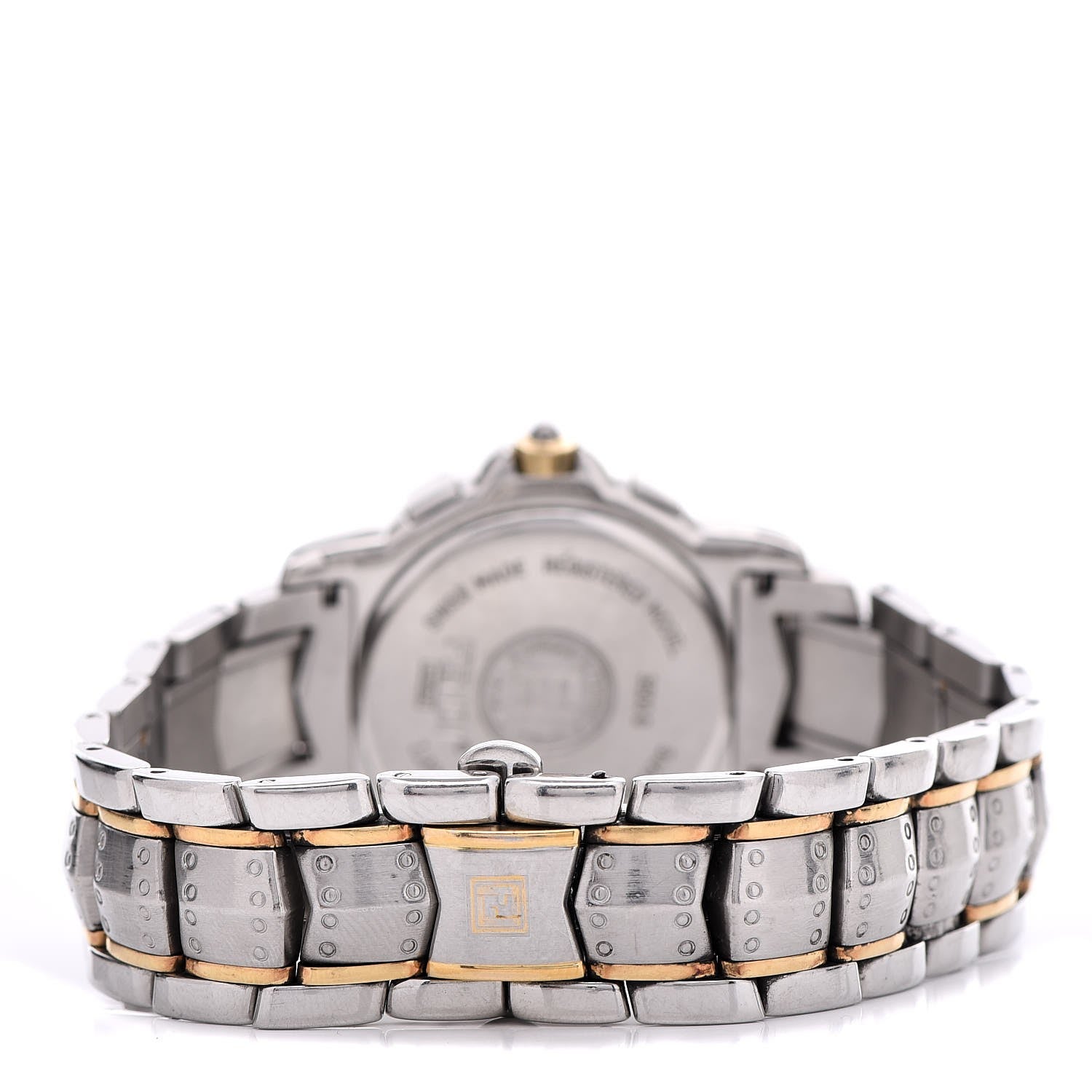 Fendi Stainless Steel 18K Yellow Gold 35mm Quartz Watch 4 of 6