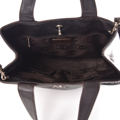 Chanel Caviar CC Shoulder Bag Brown 6 of 18