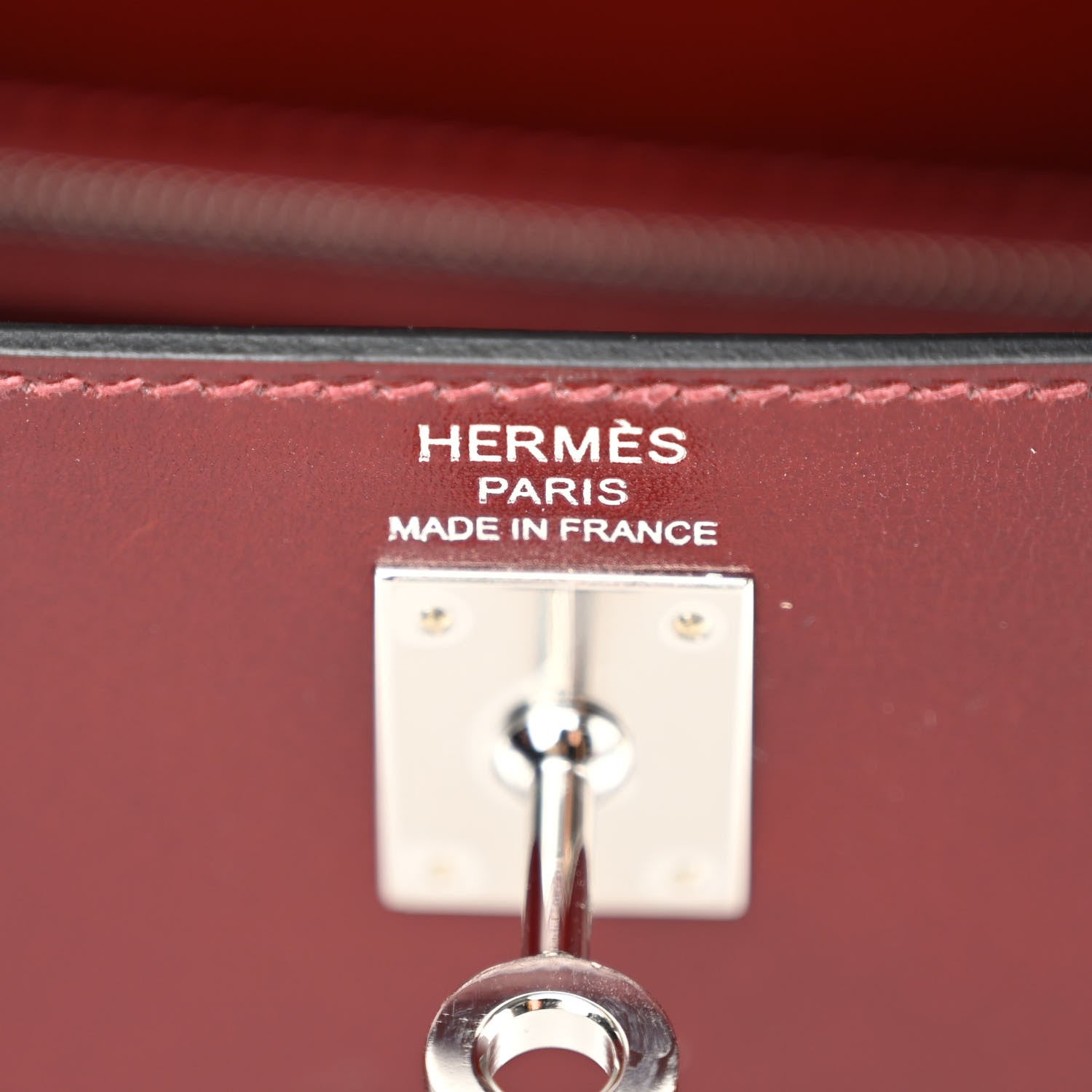 Hermes Box Kelly Sellier 25 Rouge H 6 of 10