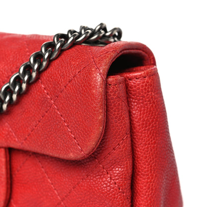 Chanel Caviar Quilted Mini Simply CC Flap Red 12 of 14