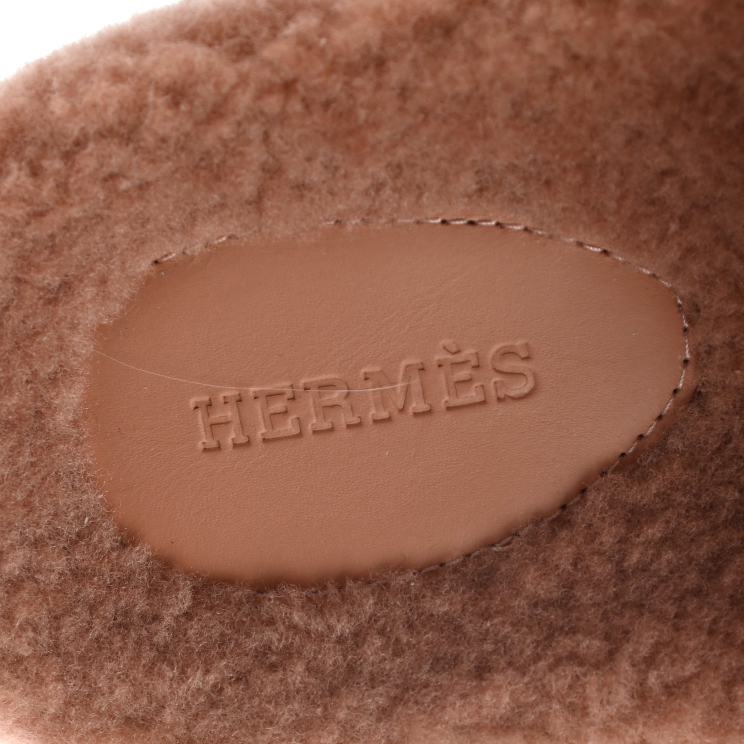 Suede Goatskin Woolskin Womens Chypre Sandals 38.5 Rose Aube