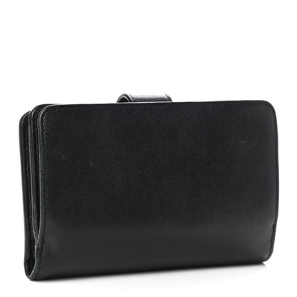Chanel Caviar CC Zipped Pocket Wallet Black 3 of 10
