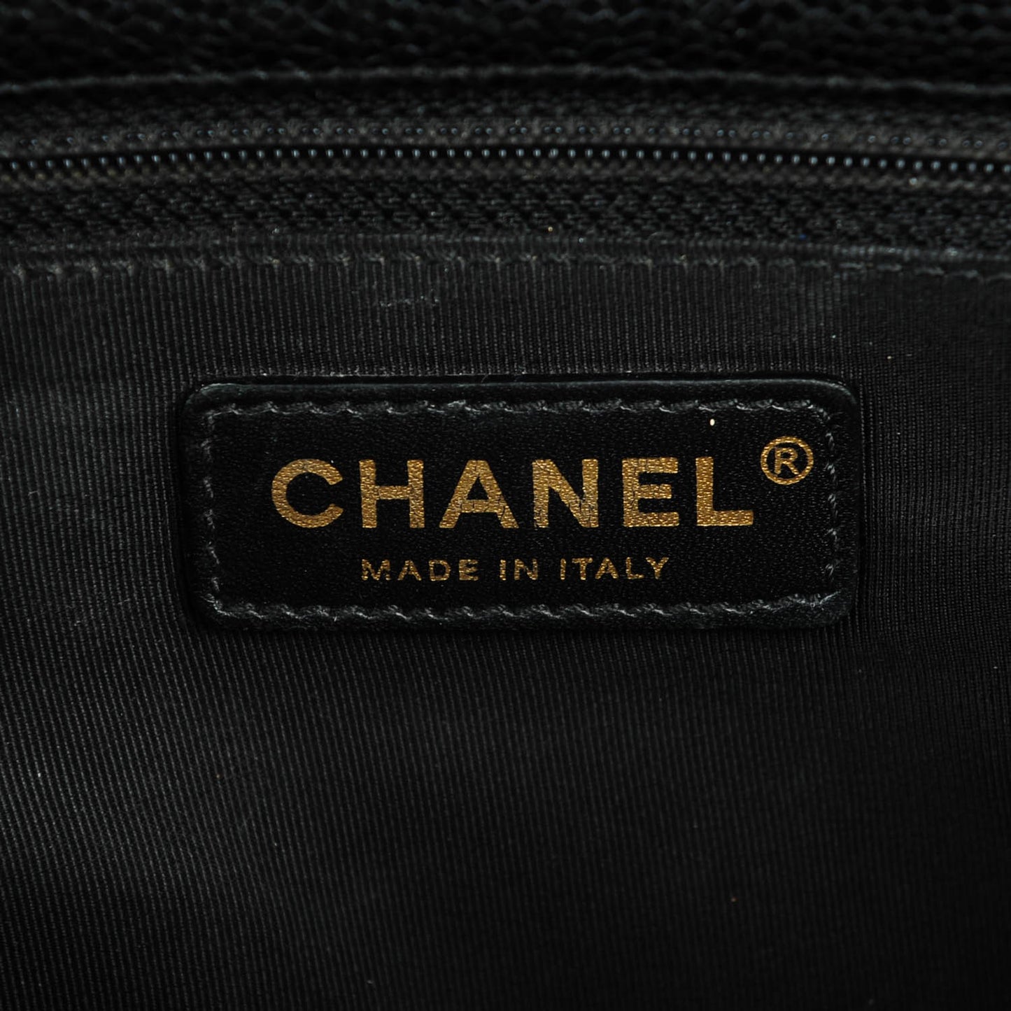 Caviar Quilted Grand Shopping Tote GST Black