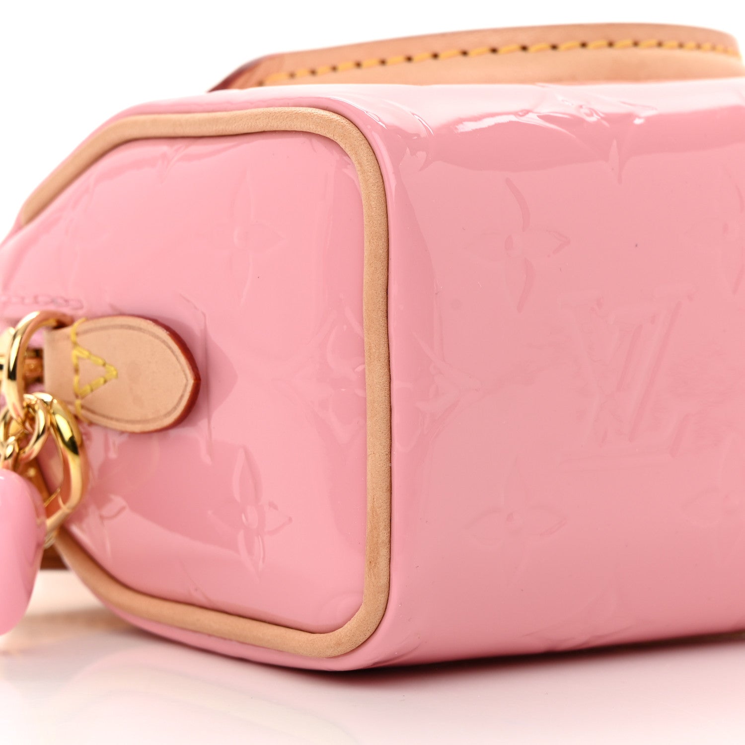Louis Vuitton Vernis Monogram Nano Speedy Mochi Pink 8 of 11
