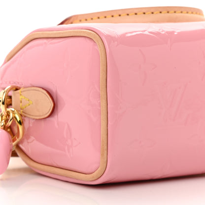 Louis Vuitton Vernis Monogram Nano Speedy Mochi Pink 8 of 11