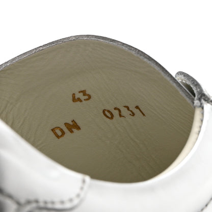 Givenchy Calfskin Band Logo Mens Urban Street Sneakers 43 Silvery 6 of 11