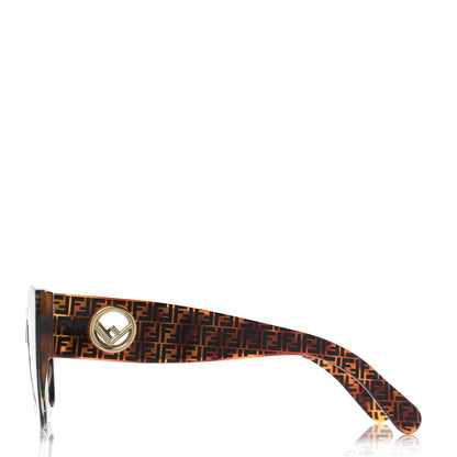 Fendi Acetate F is Fendi FF 51mm Cat Eye Sunglasses 0327/S Tortoise Camouflage 3 of 7