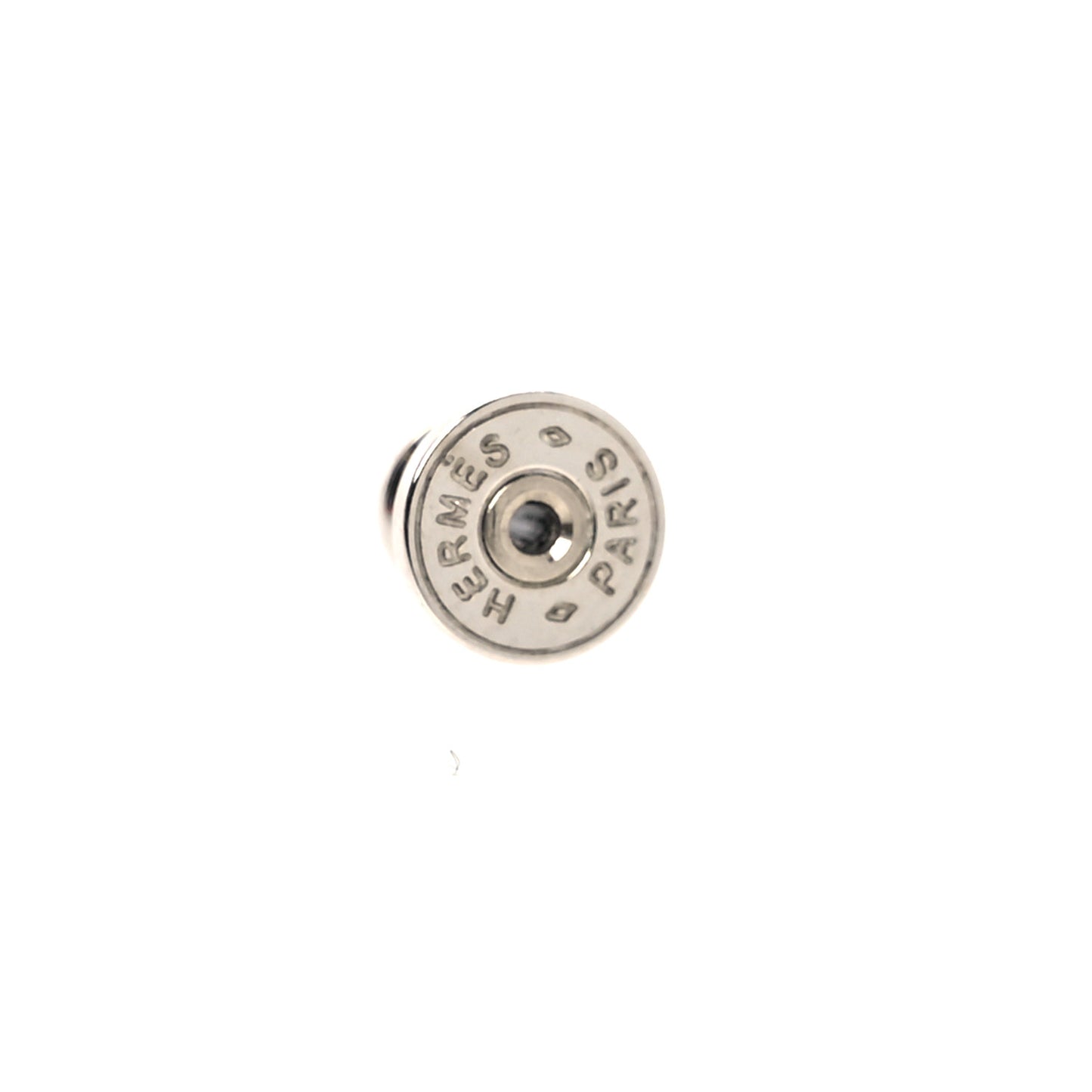 Palladium Lacquered Mini Pop H Earrings Rose Dragee
