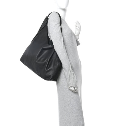 The Row Lambskin Bindle Three Bag Black 2 of 10