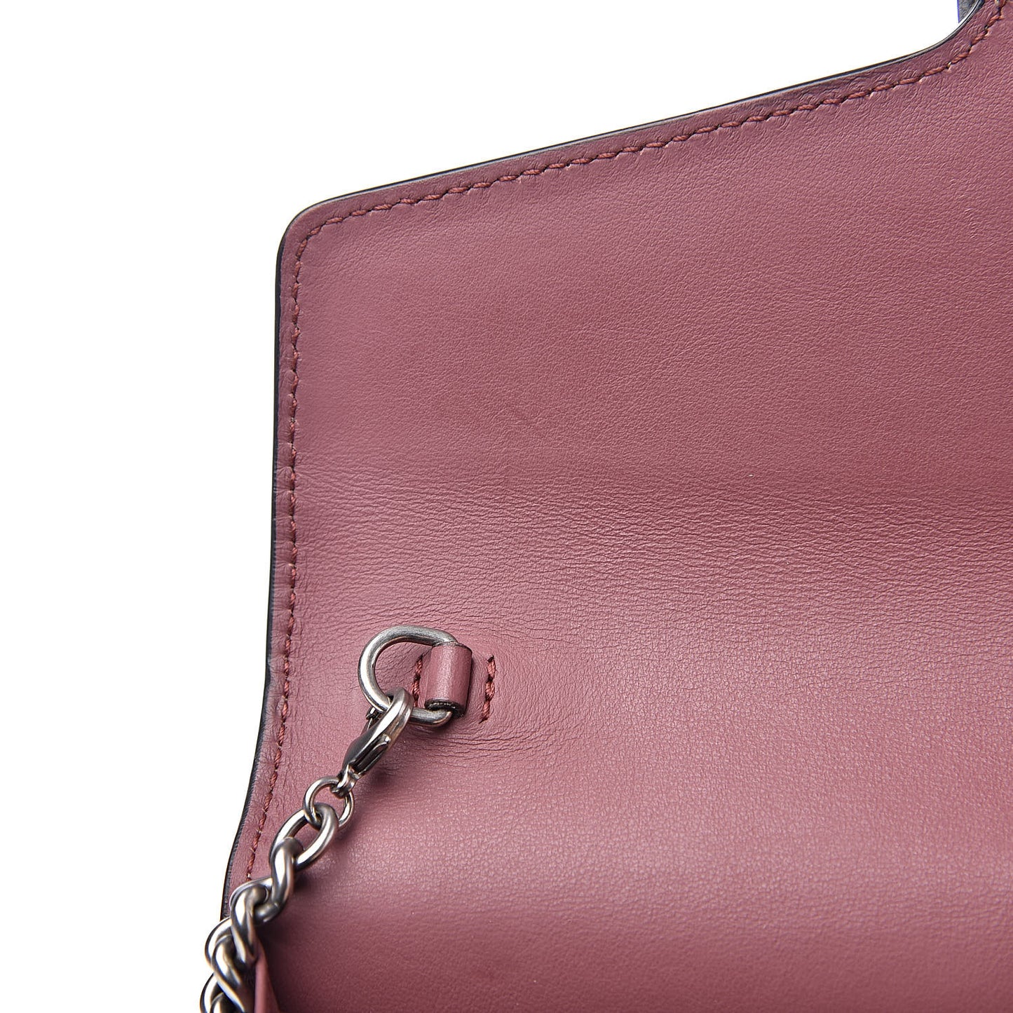 GG Supreme Monogram Blooms Mini Dionysus Chain Wallet Beige Multicolor Dry Rose