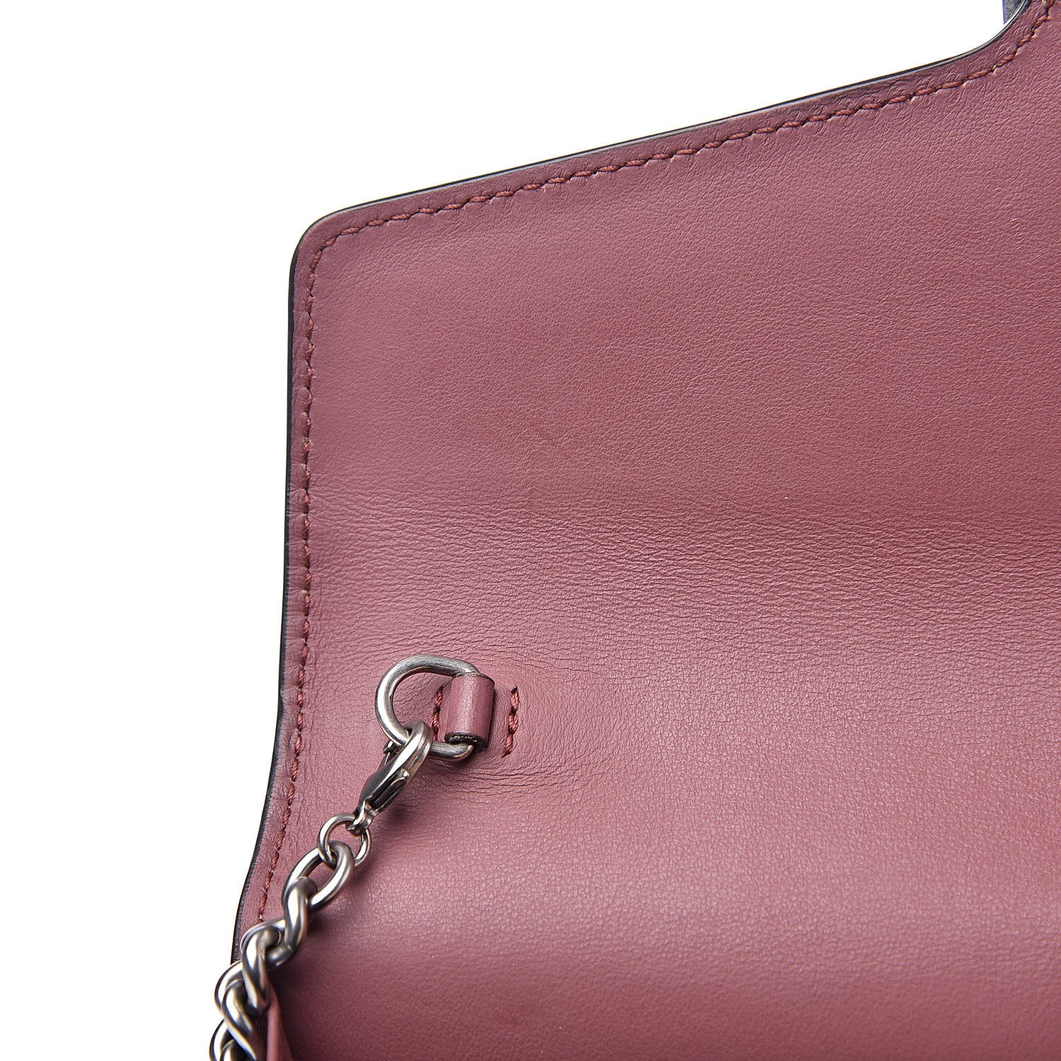 Gucci GG Supreme Monogram Blooms Mini Dionysus Chain Wallet Beige Multicolor Dry Rose 12 of 13