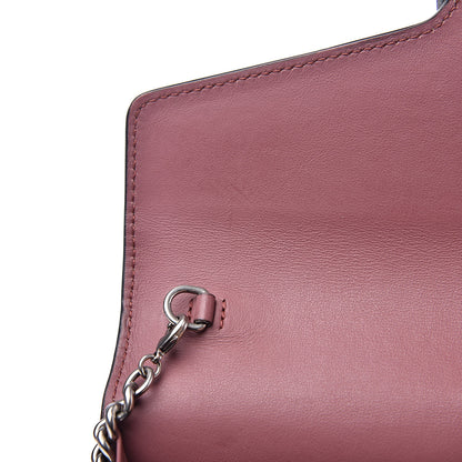 Gucci GG Supreme Monogram Blooms Mini Dionysus Chain Wallet Beige Multicolor Dry Rose 12 of 13