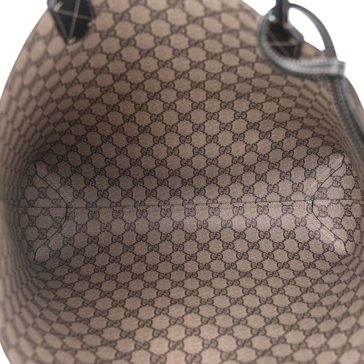 Gucci Calfskin GG Supreme Monogram Medium Reversible Tote Black 9 of 16