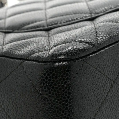 Chanel Caviar Quilted Jumbo Single Flap Black 10 of 10