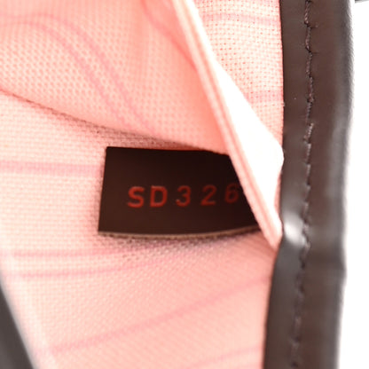 Louis Vuitton Damier Ebene Neo Neverfull MM Rose Ballerine 9 of 16
