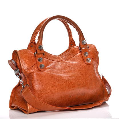 Balenciaga Agneau Giant 21 Silver Hardware City Tomate 4 of 15