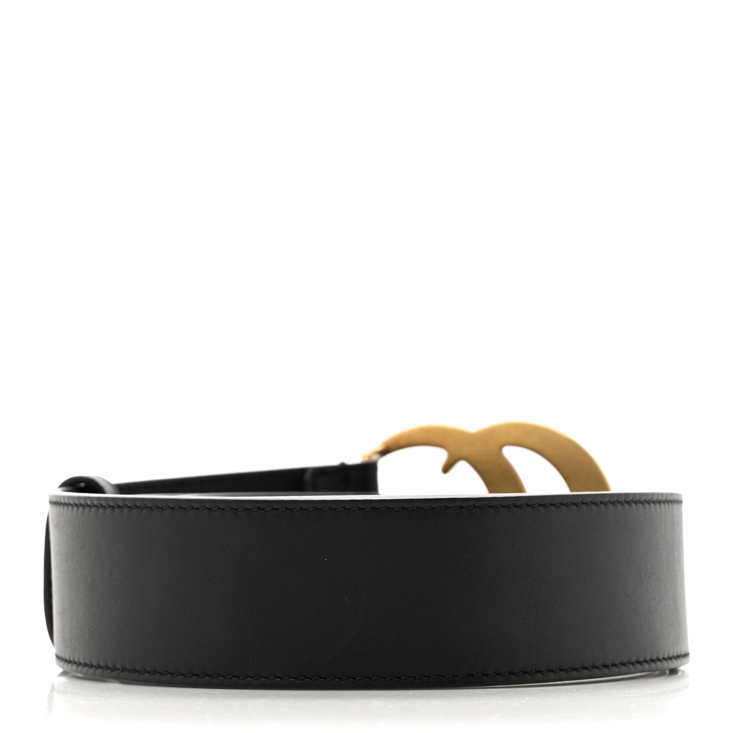 Gucci Calfskin Double G 40mm Belt 80 32 Black 2 of 4
