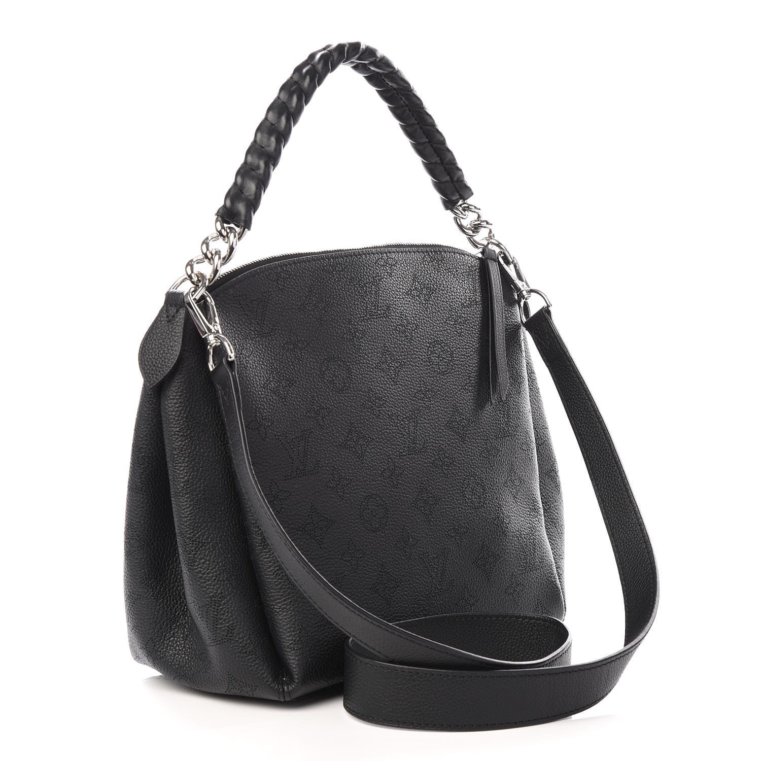 Louis Vuitton Mahina Babylone Chain BB Black 2 of 10