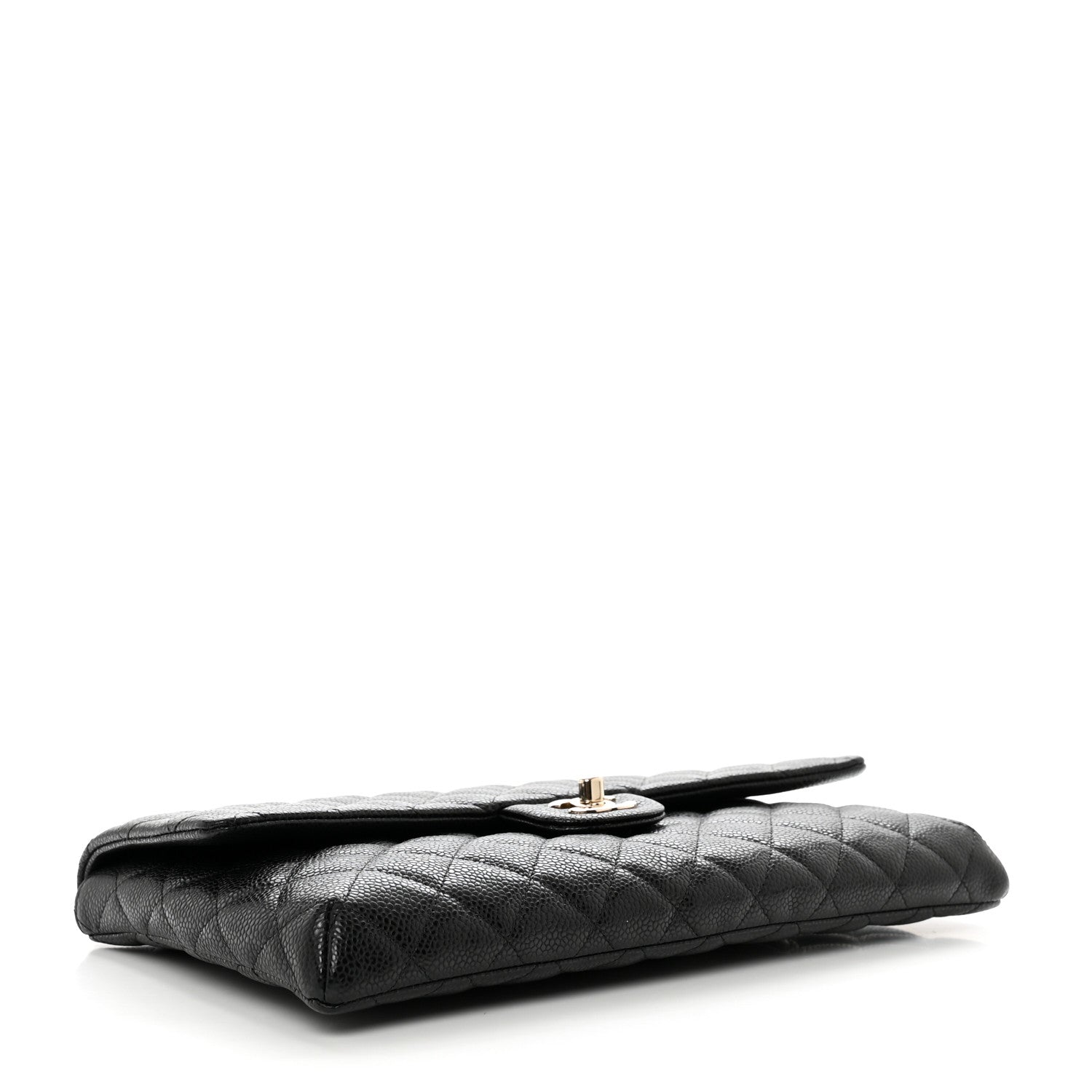 Chanel Caviar Quilted Flap Clutch Black 4 of 7