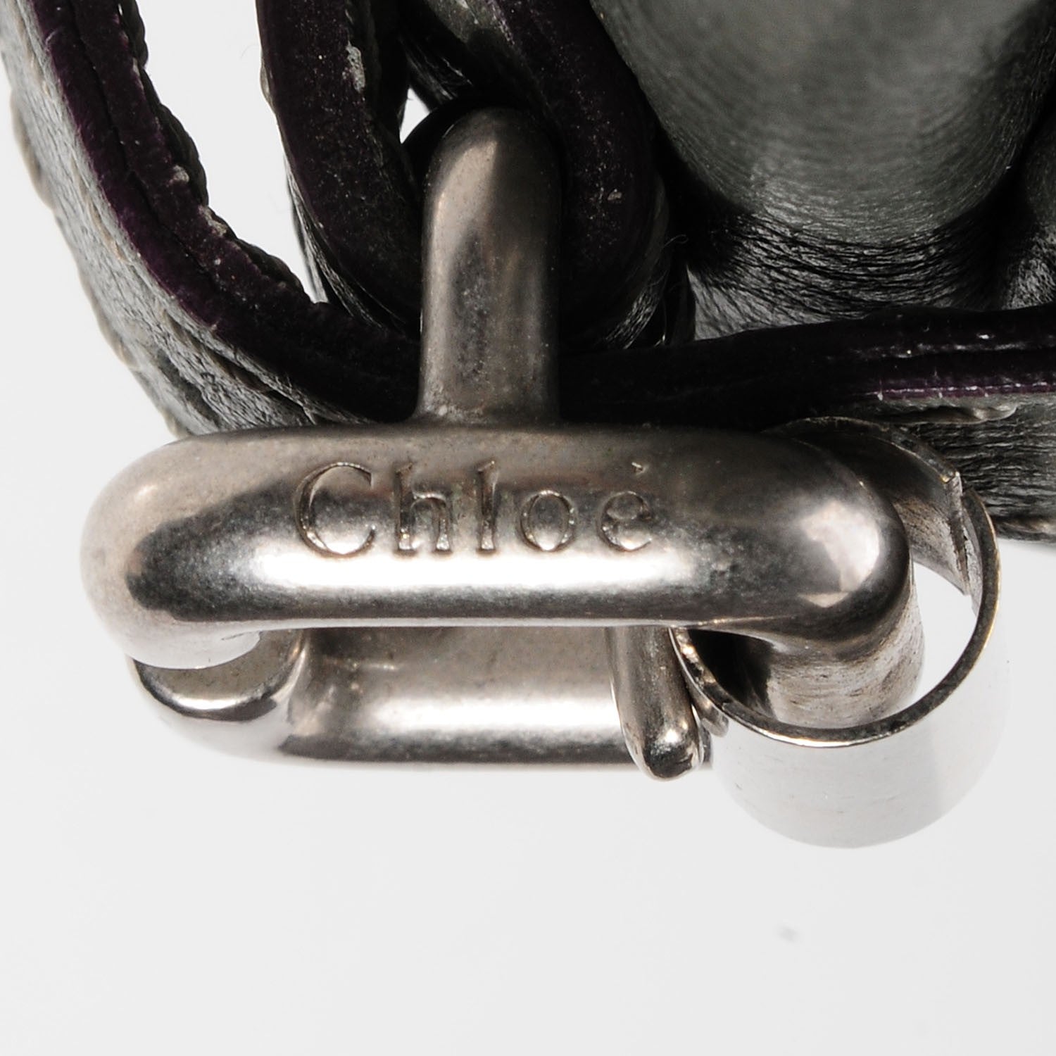Chloe Leather Large Paddington Shoulder Bag Grey 11 of 11