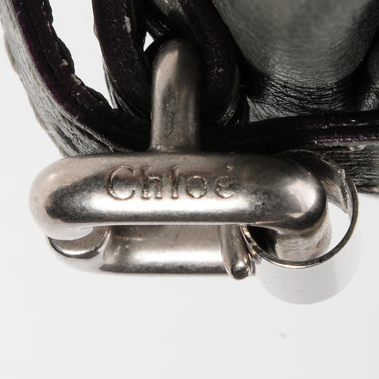 Chloe Leather Large Paddington Shoulder Bag Grey 11 of 11