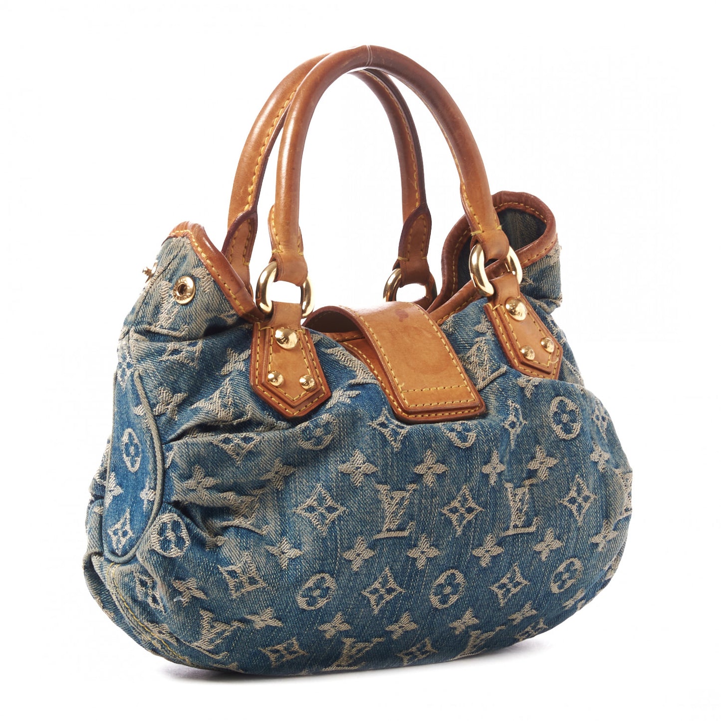 Monogram Denim Pleaty Blue