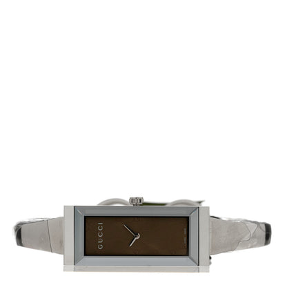 Gucci Stainless Steel 14mm G-Frame Quartz Watch Brown 2 of 4