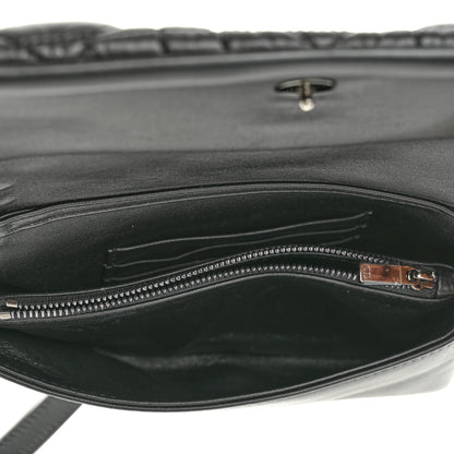 Christian Dior Calfskin Macrocannage Mini Caro Bag Black 5 of 9