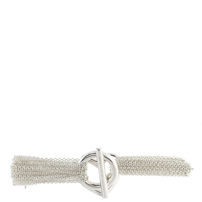Tiffany Sterling Silver Heart Mesh Bracelet 3 of 4