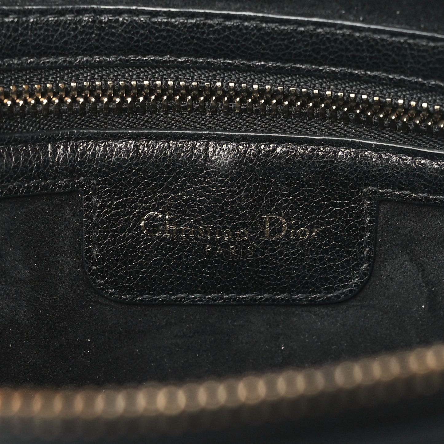 Goatskin Double Saddle Pouch Black