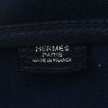 Hermes Toile Taurillon Clemence Victoria II 43 Bleu de Prusse 6 of 10