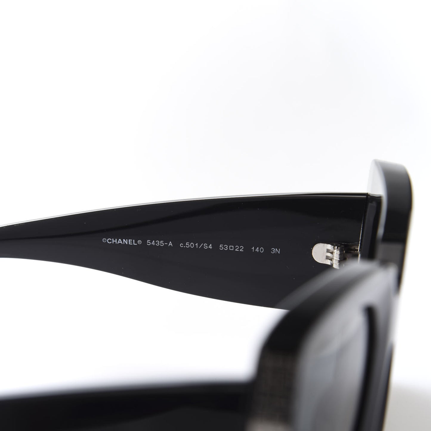 Acetate Rectangle Sunglasses 5435 Black